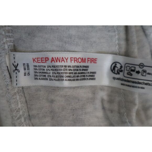 Free People Movement OB2023564 Women's Sz XL Gray Heather Intercept Romper - Picture 5 of 13